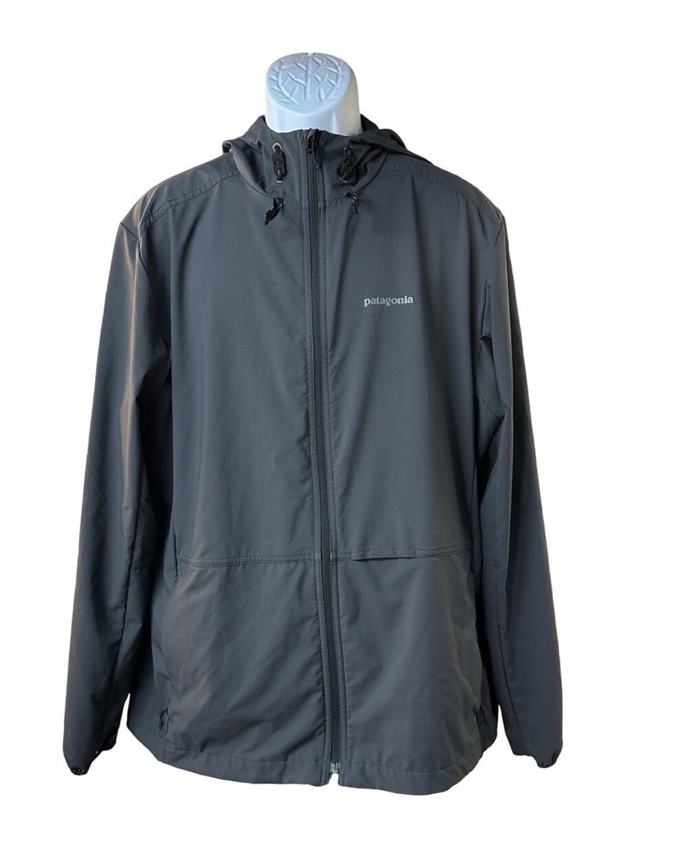 Patagonia Stretch Terre Planing Hoody Men's Large Gray UPF 50+ Jacket 86185